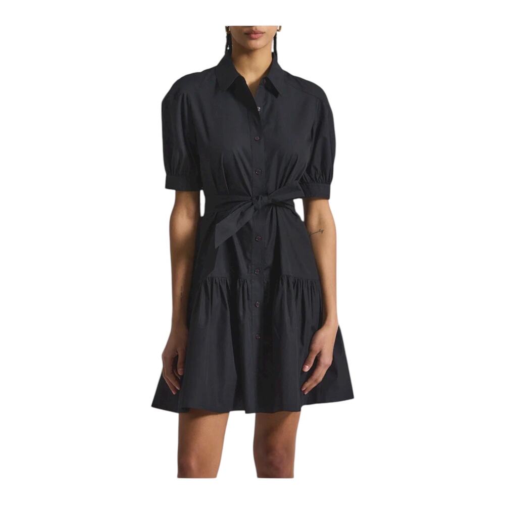 Derek Lam 10 Crosby Luma A Line Shirt dress black size 12